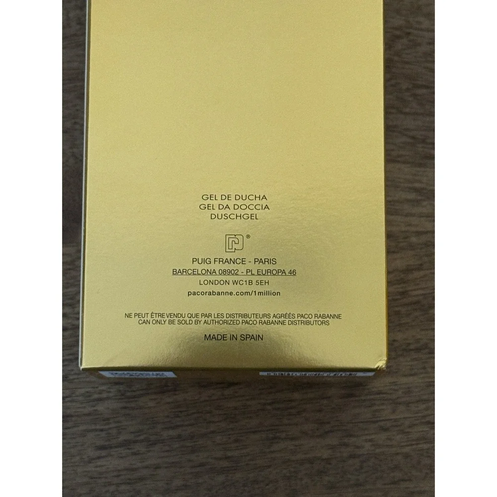 Paco Rabanne 1‎ Million Shower Gel 600 ml / 20.3 oz Jumbo Size New In Box